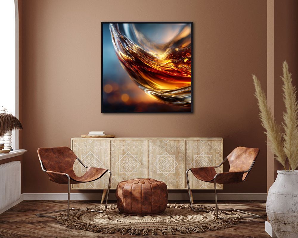 Amber Whiskey Elegance