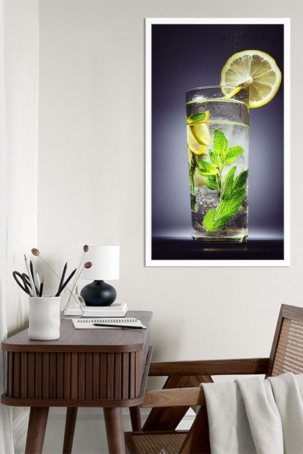 Zitronenlimonade-Glas