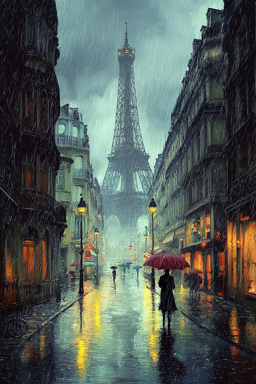 Rainy Paris