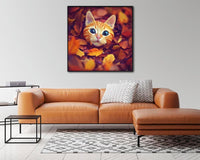 Thumbnail for Katze in Blättern
