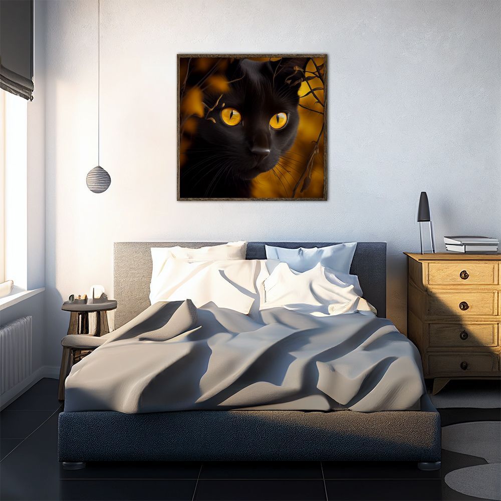 Schwarze Katze