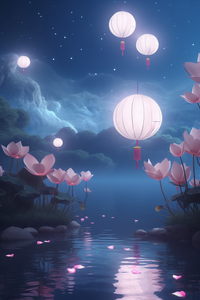Thumbnail for Mondlicht-Lotus-Schönheit