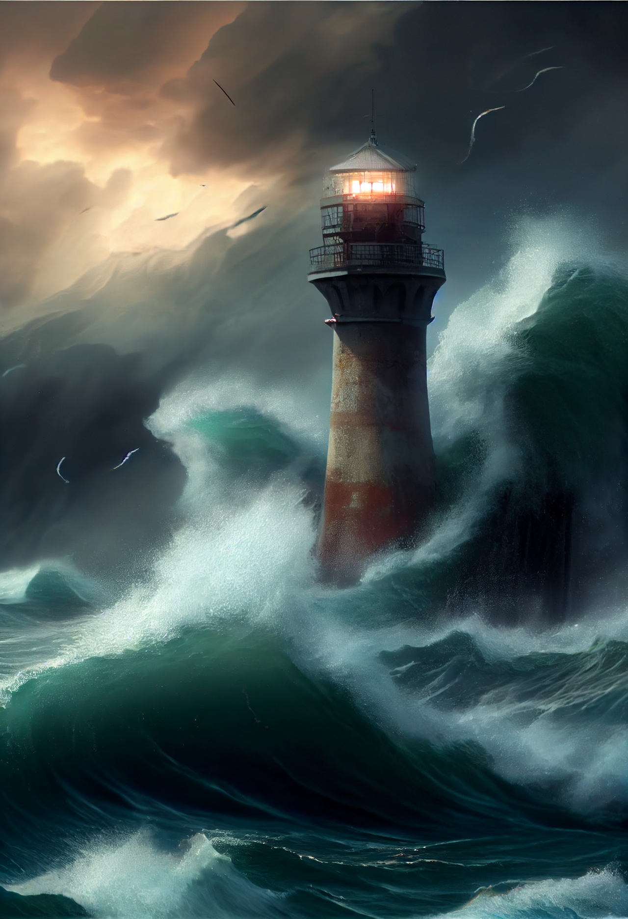 Angry Ocean Waves